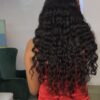 raw natural curly and 5by5  wide closure