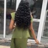 raw natural curly and 13by4 ear to ear frontal